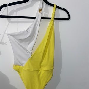 Zara one shoulder Bodysuit/Bathing suit